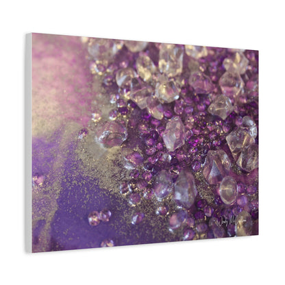 Amethyst Dreams Canvas Wall Art - Opulence