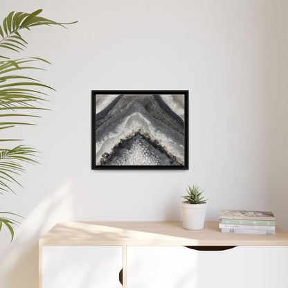 Grey Moonstone Framed Print - Splendour