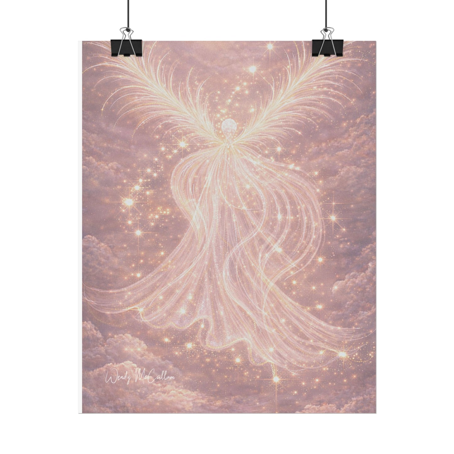 Archangel Chamuel – Fine Art Print | Angel of Love, Peace & Emotional Healing