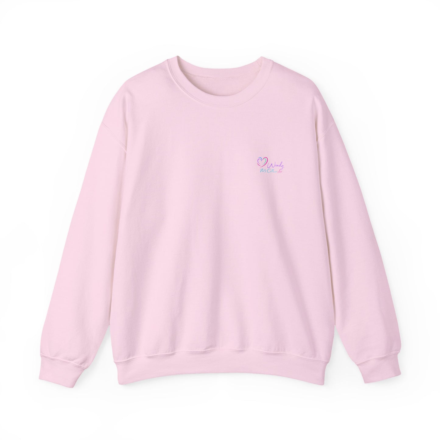 Crewneck Sweatshirt — "Inner Peace Begins with Not My F***ing Problem" Colorful Retro Design