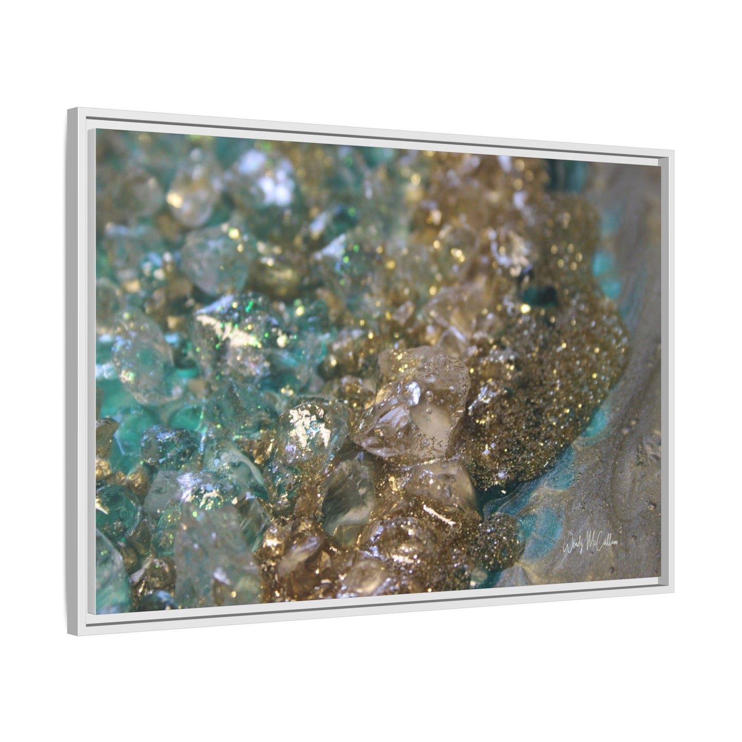 Dioptase Framed Print - Opulence