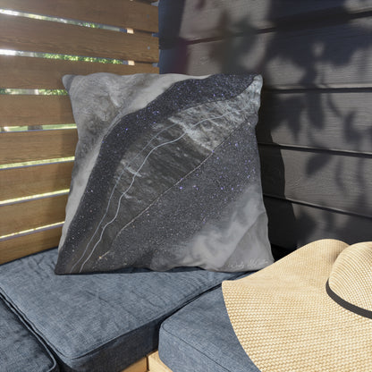 Grey Moonstone Grace  Outdoor Pillow – Patio Cushion