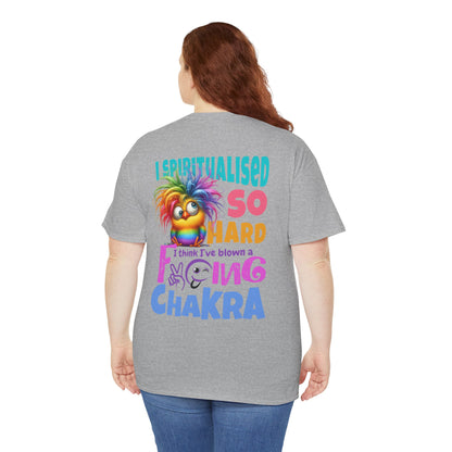I Spiritualised Too Hard… I Think I’ve Blown a Chakra – Funny Rainbow Chick T-Shirt