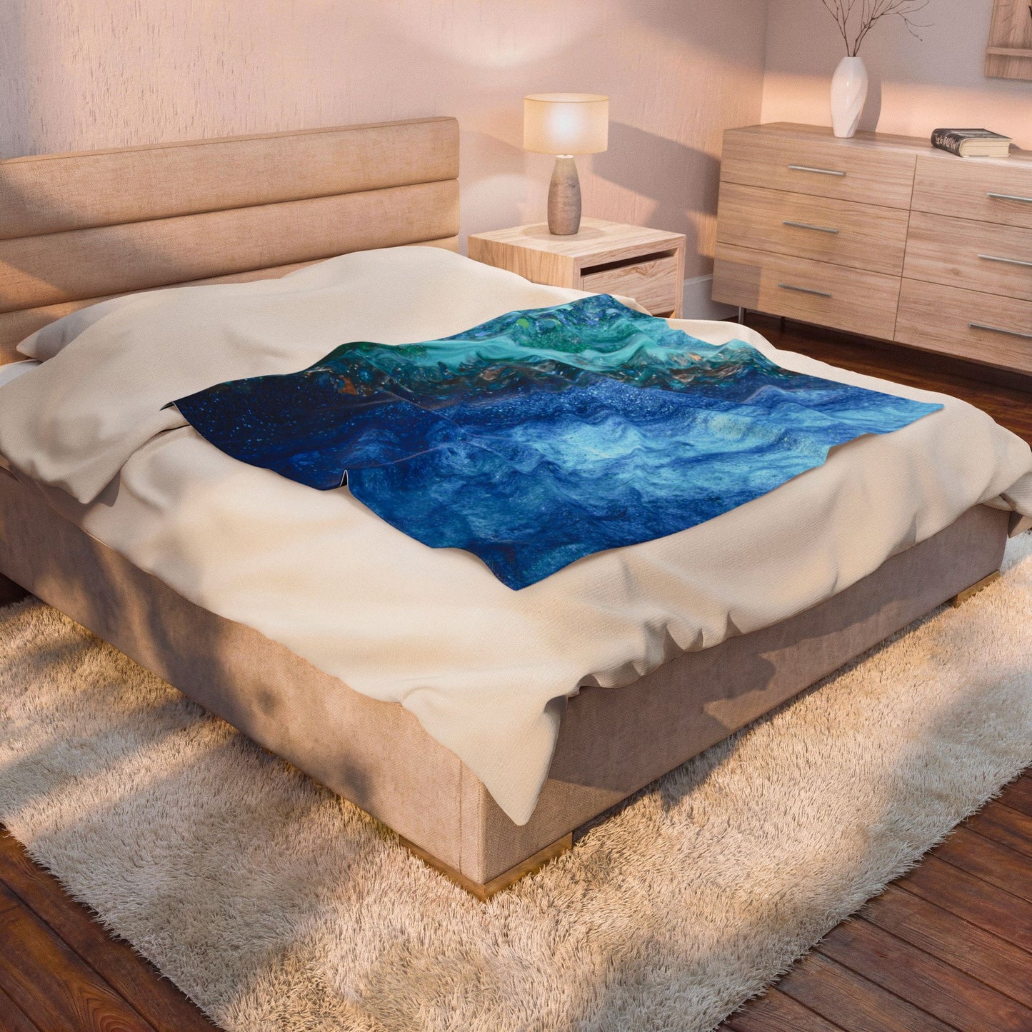 Elucidation Opulence - Velveteen Plush Blanket