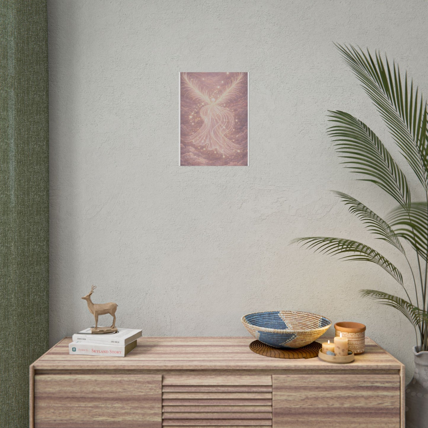 Archangel Chamuel – Fine Art Print | Angel of Love, Peace & Emotional Healing