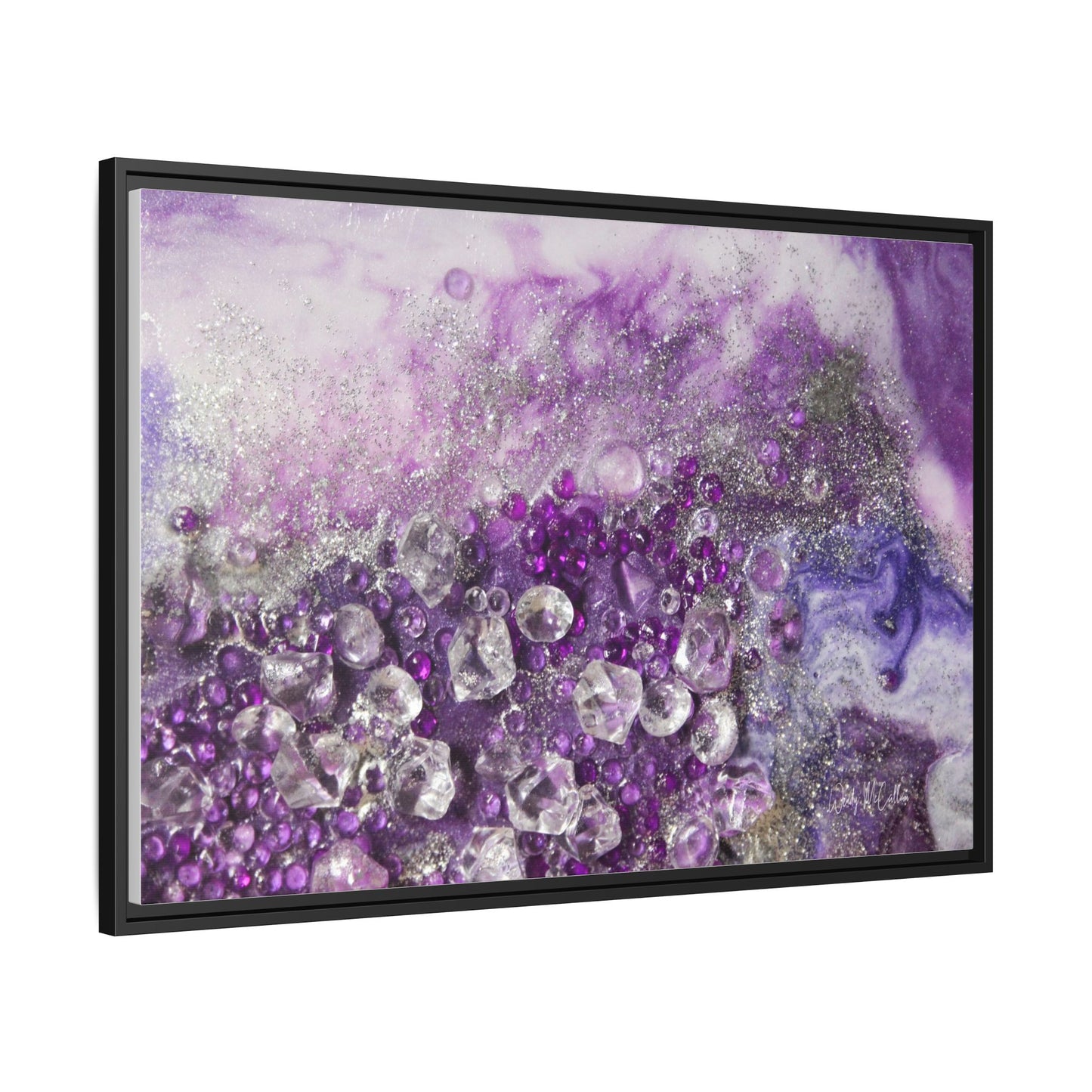 Amethyst Dreams Framed Print - Elegance
