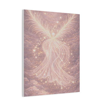 Archangel Chamuel Canvas – Love, Peace & Heart Healing