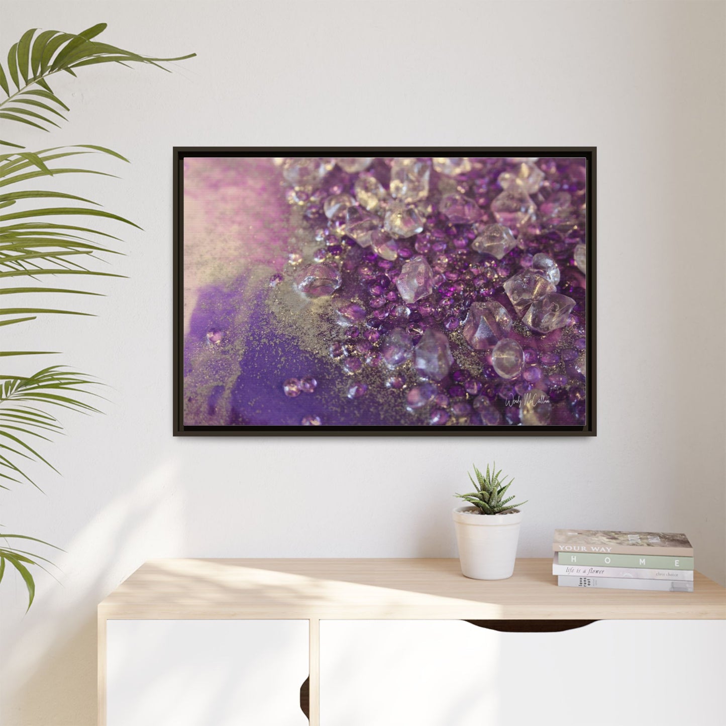 Amethyst Dreams Framed Print - Opulence