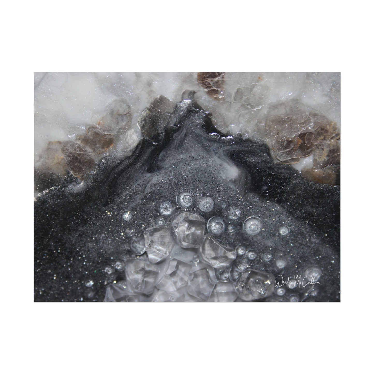 Grey Moonstone Fine Art Print - Elegance