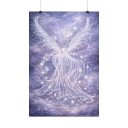 Archangel Jeremiel – Fine Art Print | Angel of Insight, Life Review & Spiritual Clarity