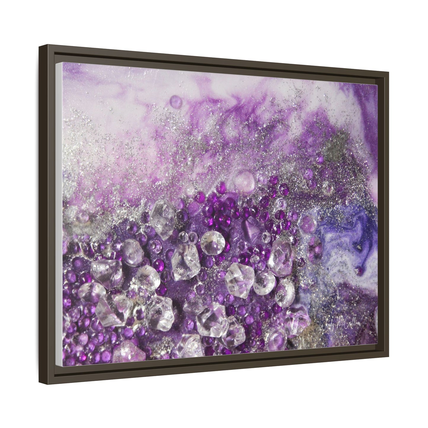 Amethyst Dreams Framed Print - Elegance