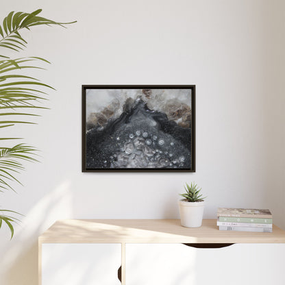 Grey Moonstone Framed Print - Elegance