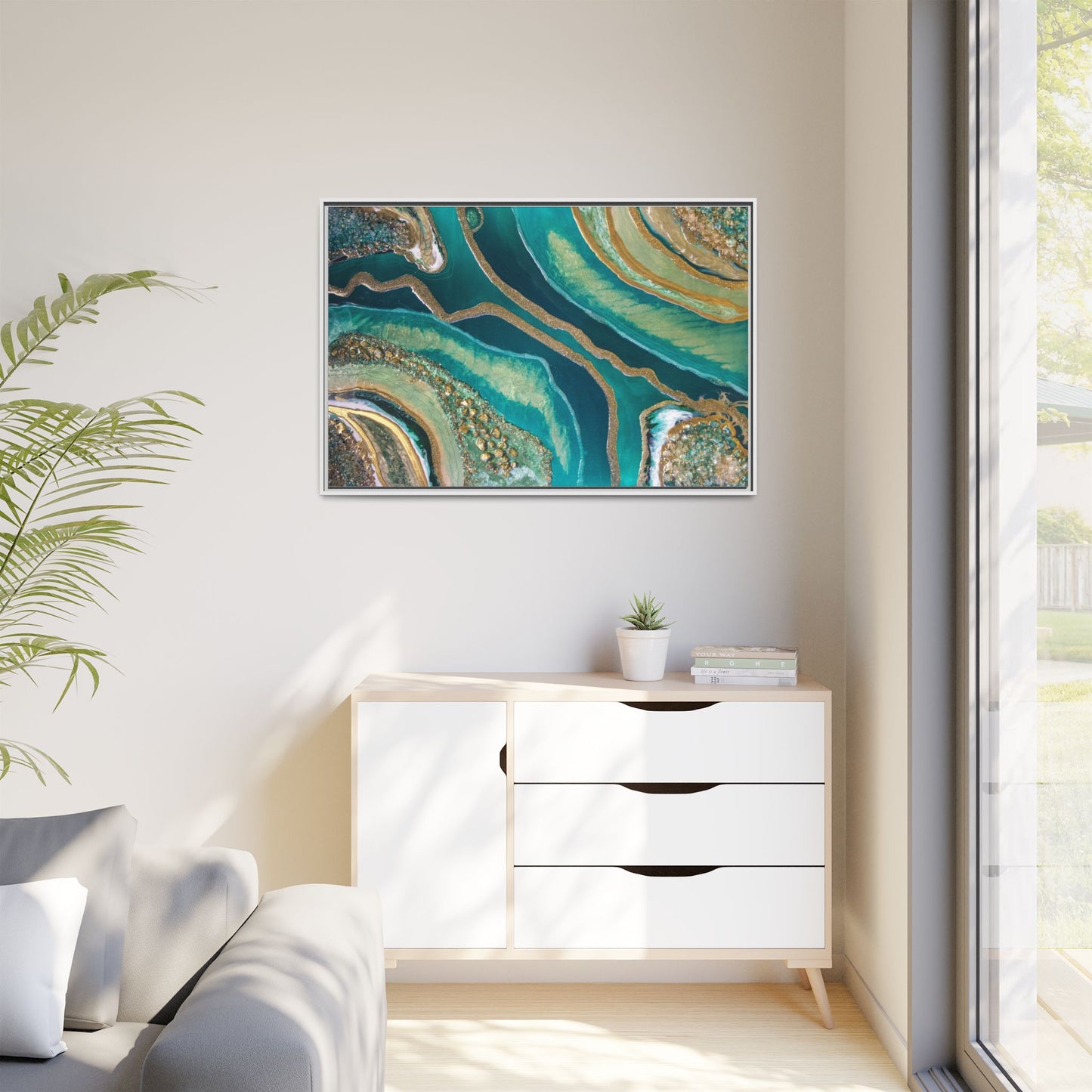 Dioptase Framed Print - Splendour