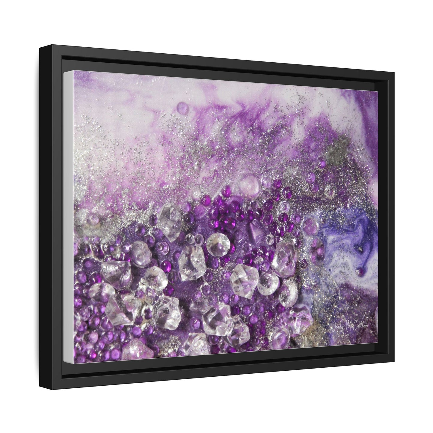 Amethyst Dreams Framed Print - Elegance