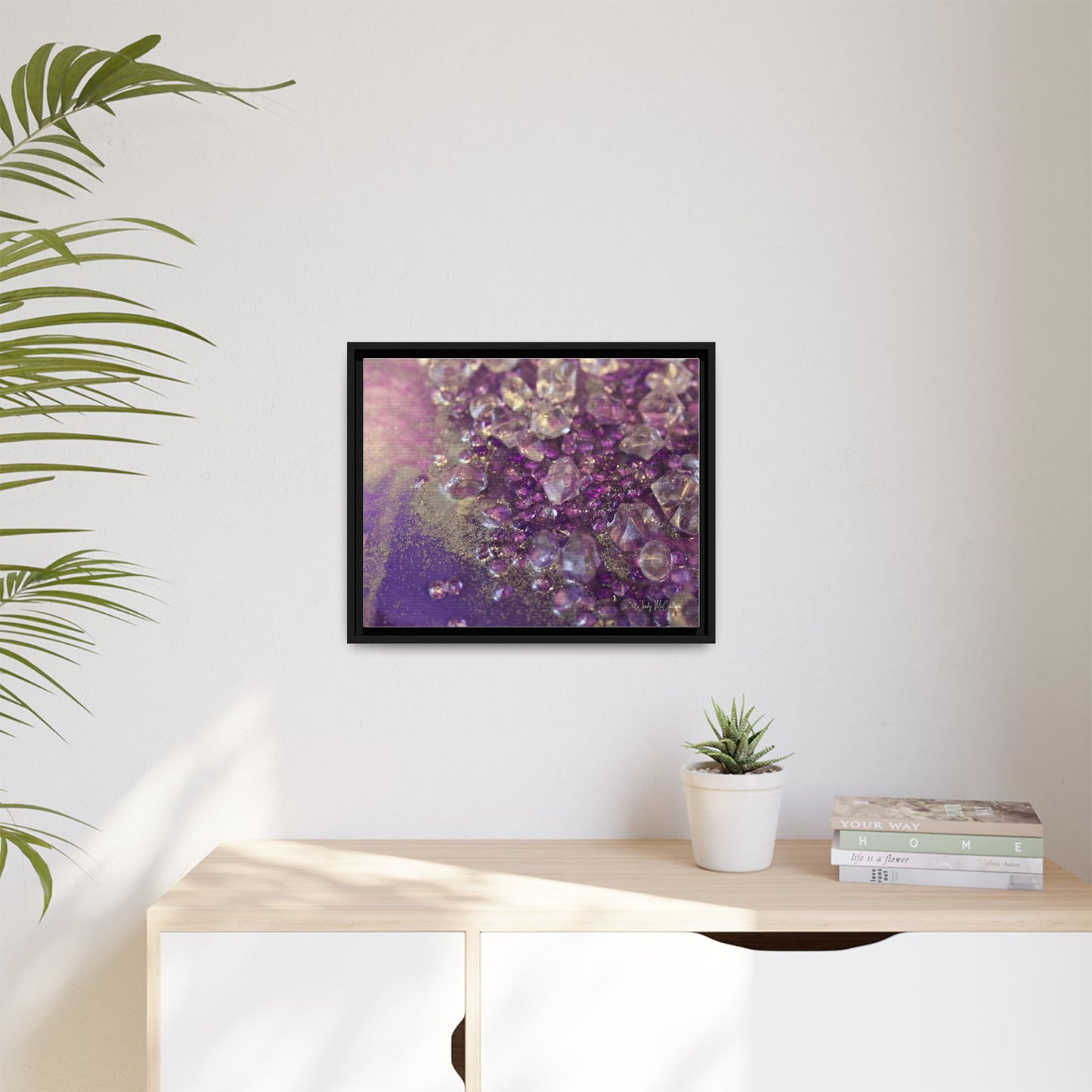 Amethyst Dreams Framed Print - Opulence