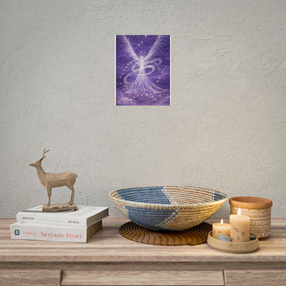 Archangel Zadkiel – Abstract Angel Fine Art Print Compassion, Forgiveness, Transformation