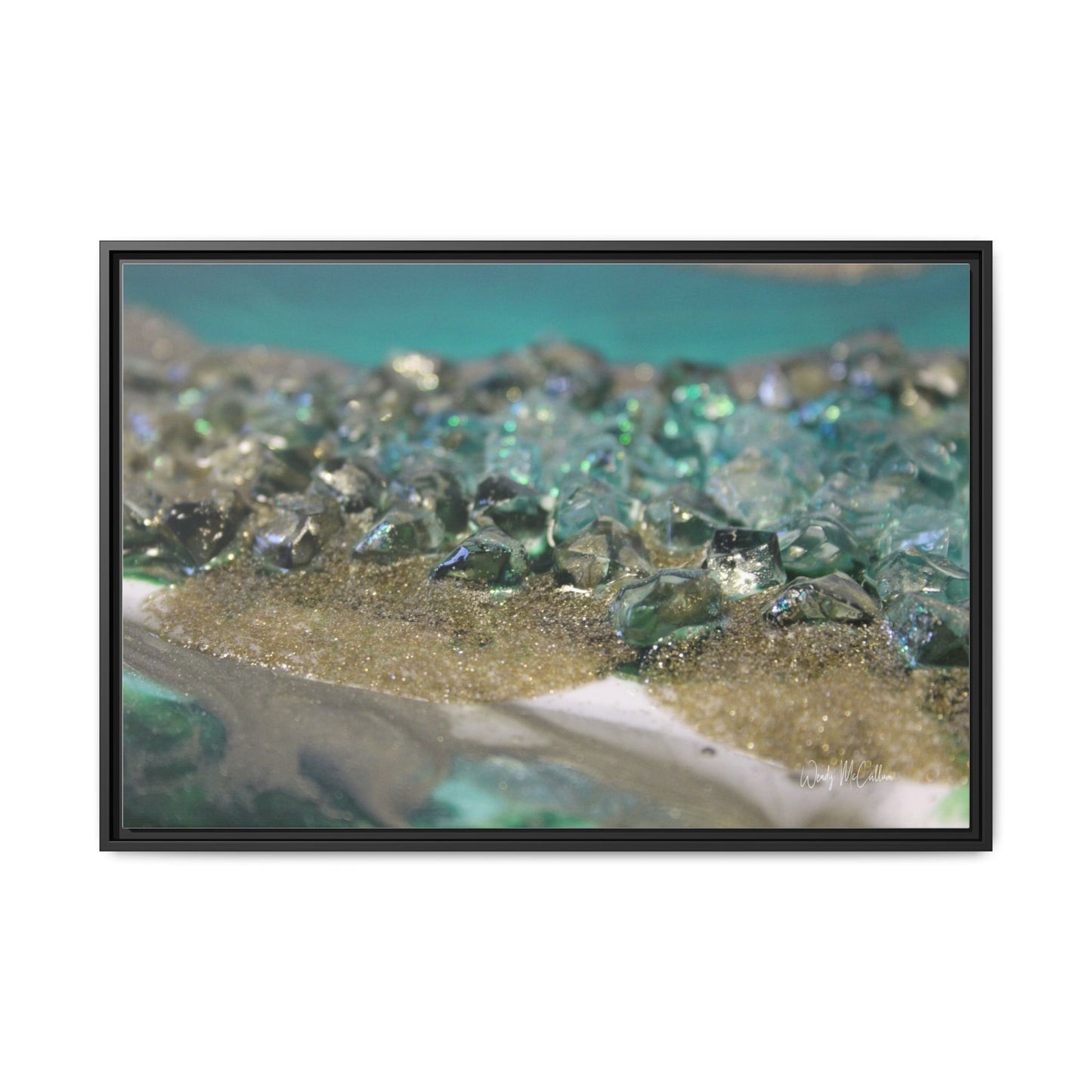 Dioptase Framed Print - Elegance