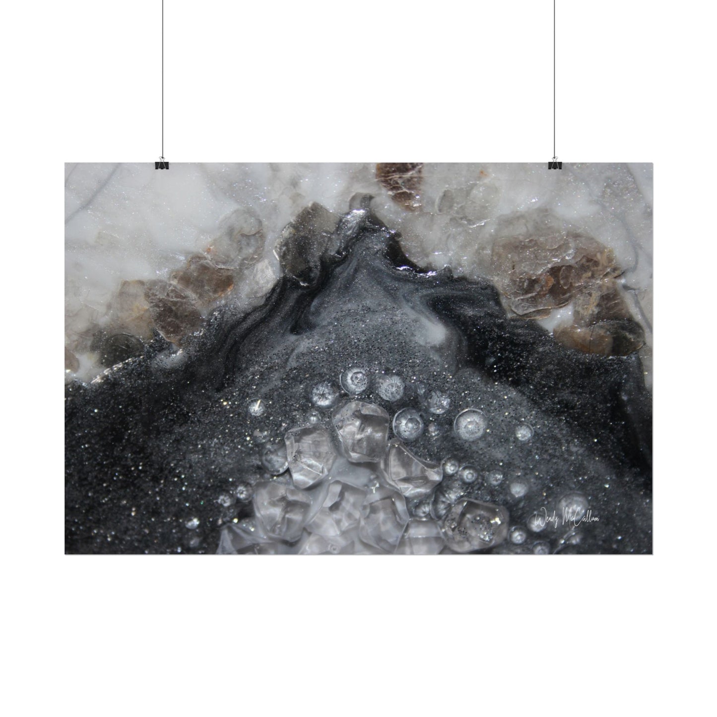 Grey Moonstone Fine Art Print - Elegance
