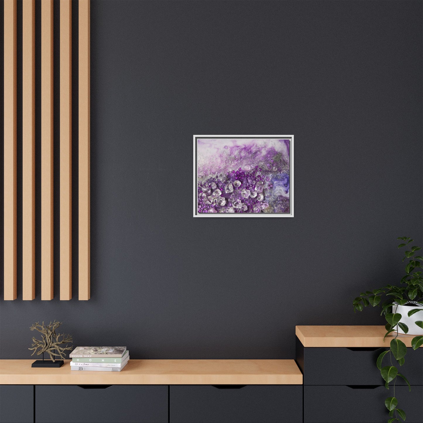 Amethyst Dreams Framed Print - Elegance
