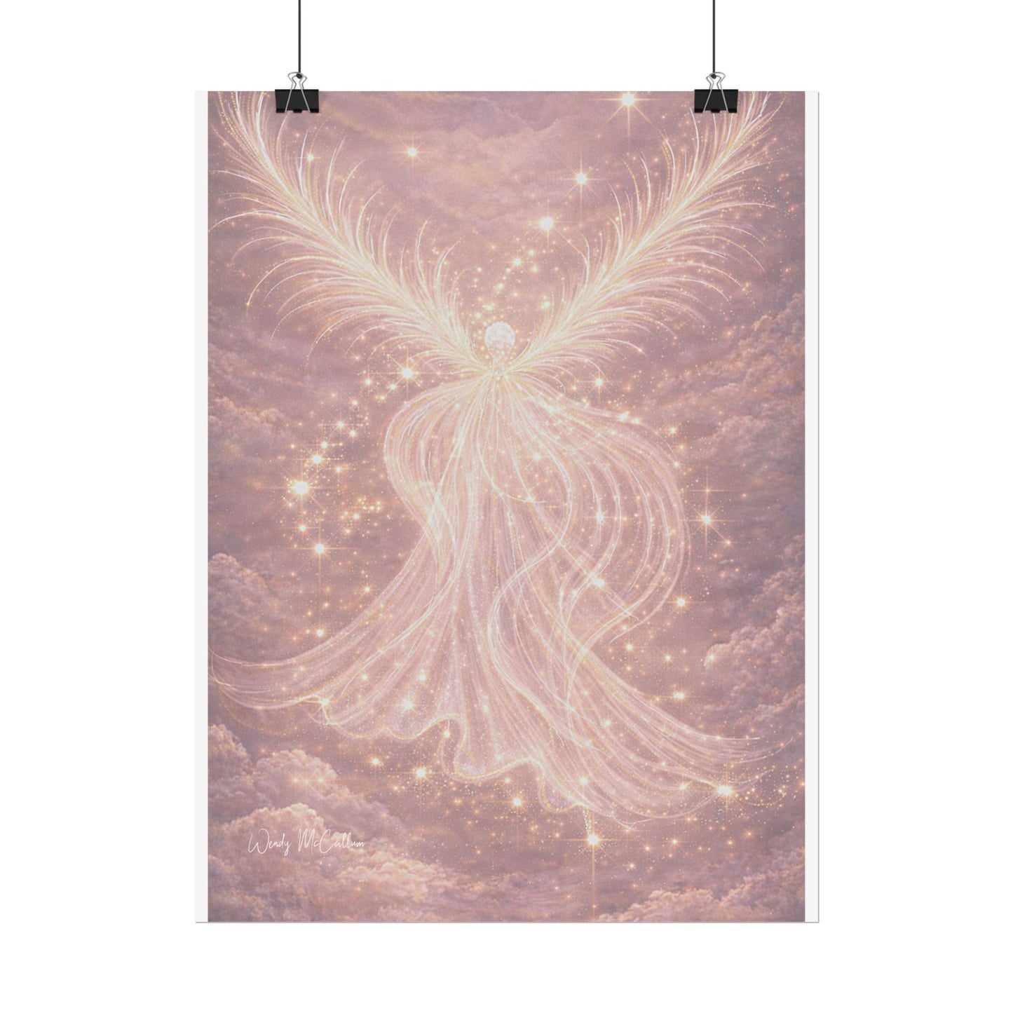 Archangel Chamuel – Fine Art Print | Angel of Love, Peace & Emotional Healing