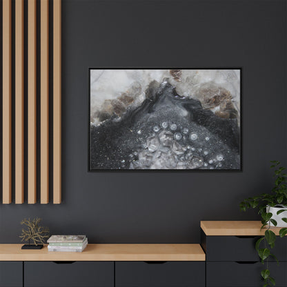 Grey Moonstone Framed Print - Elegance