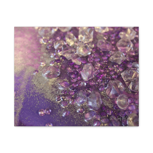 Amethyst Dreams Canvas Wall Art - Opulence