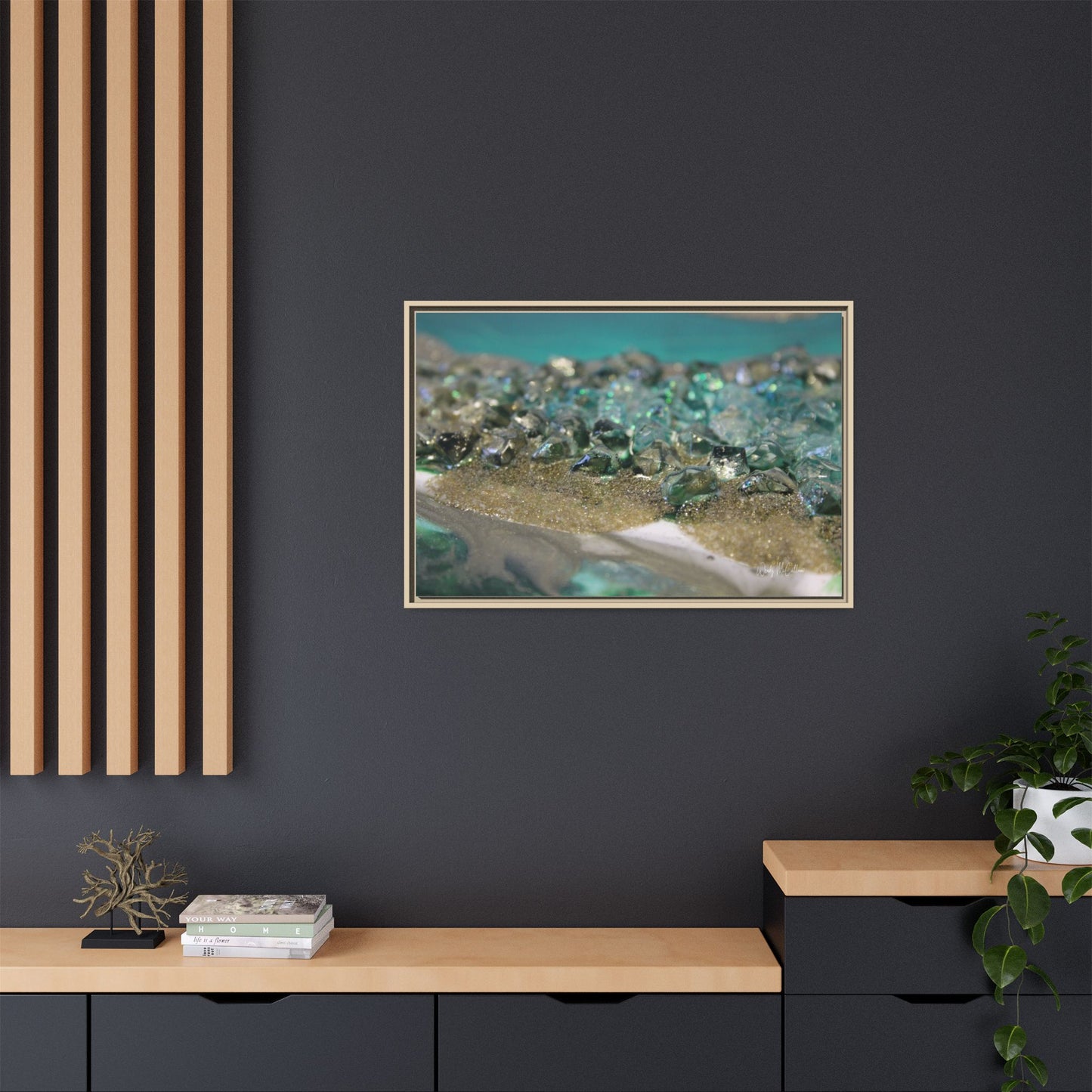 Dioptase Framed Print - Elegance