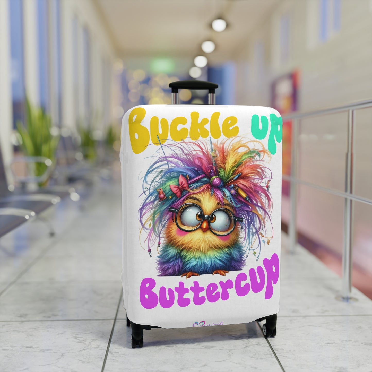 Buckle up Buttercup - Luggage Cover
