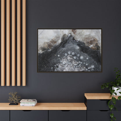 Grey Moonstone Framed Print - Elegance