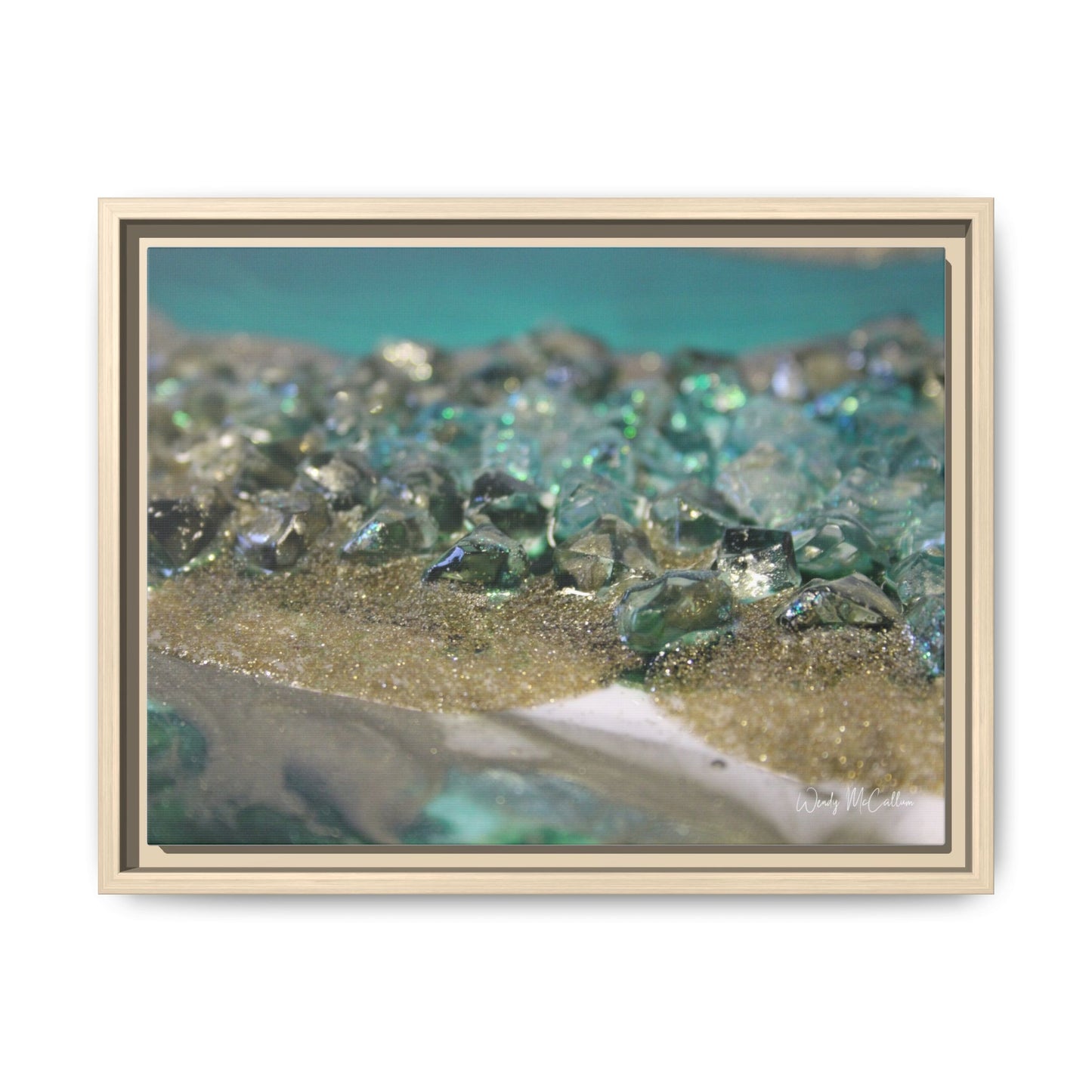 Dioptase Framed Print - Elegance