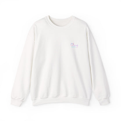 Crewneck Sweatshirt — "Inner Peace Begins with Not My F***ing Problem" Colorful Retro Design