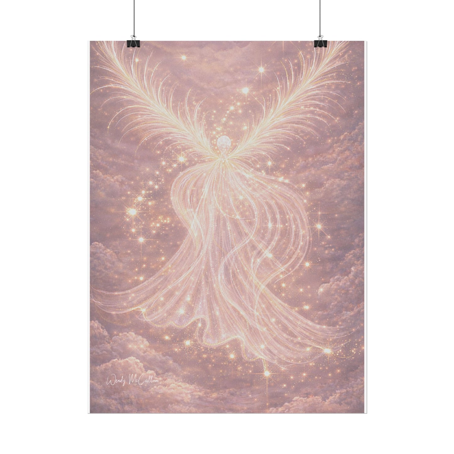 Archangel Chamuel – Fine Art Print | Angel of Love, Peace & Emotional Healing