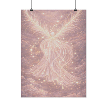 Archangel Chamuel – Fine Art Print | Angel of Love, Peace & Emotional Healing