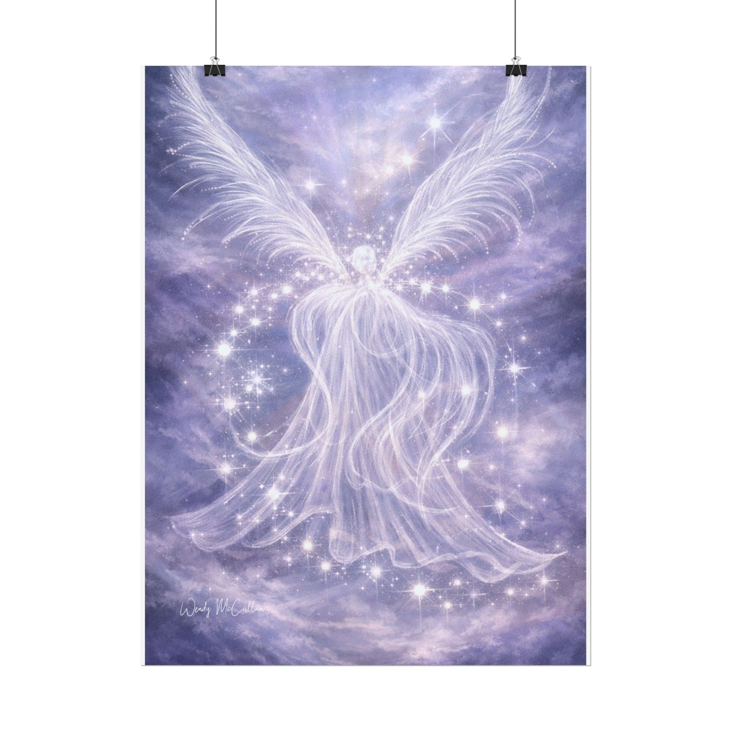 Archangel Jeremiel – Fine Art Print | Angel of Insight, Life Review & Spiritual Clarity