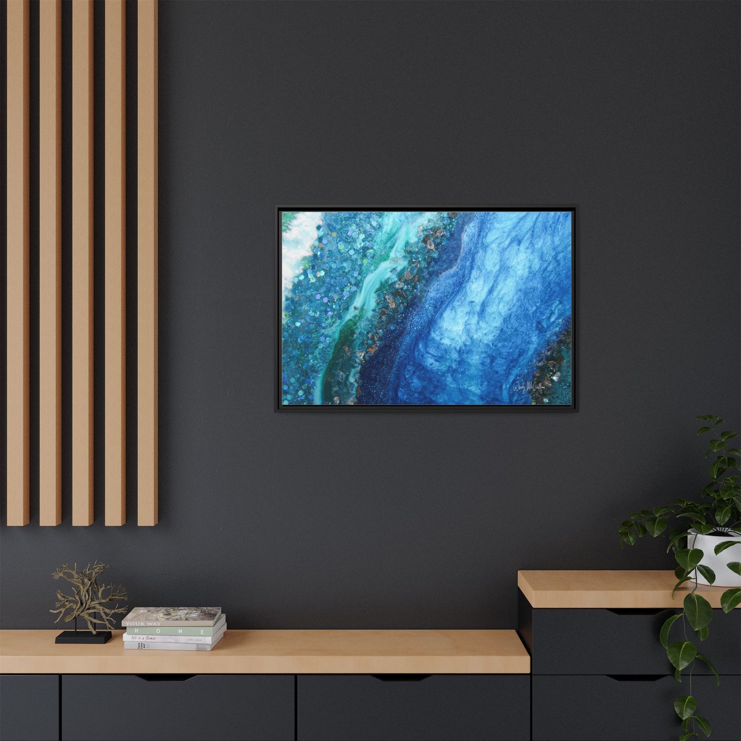 Elucidation Framed Print - Opulence
