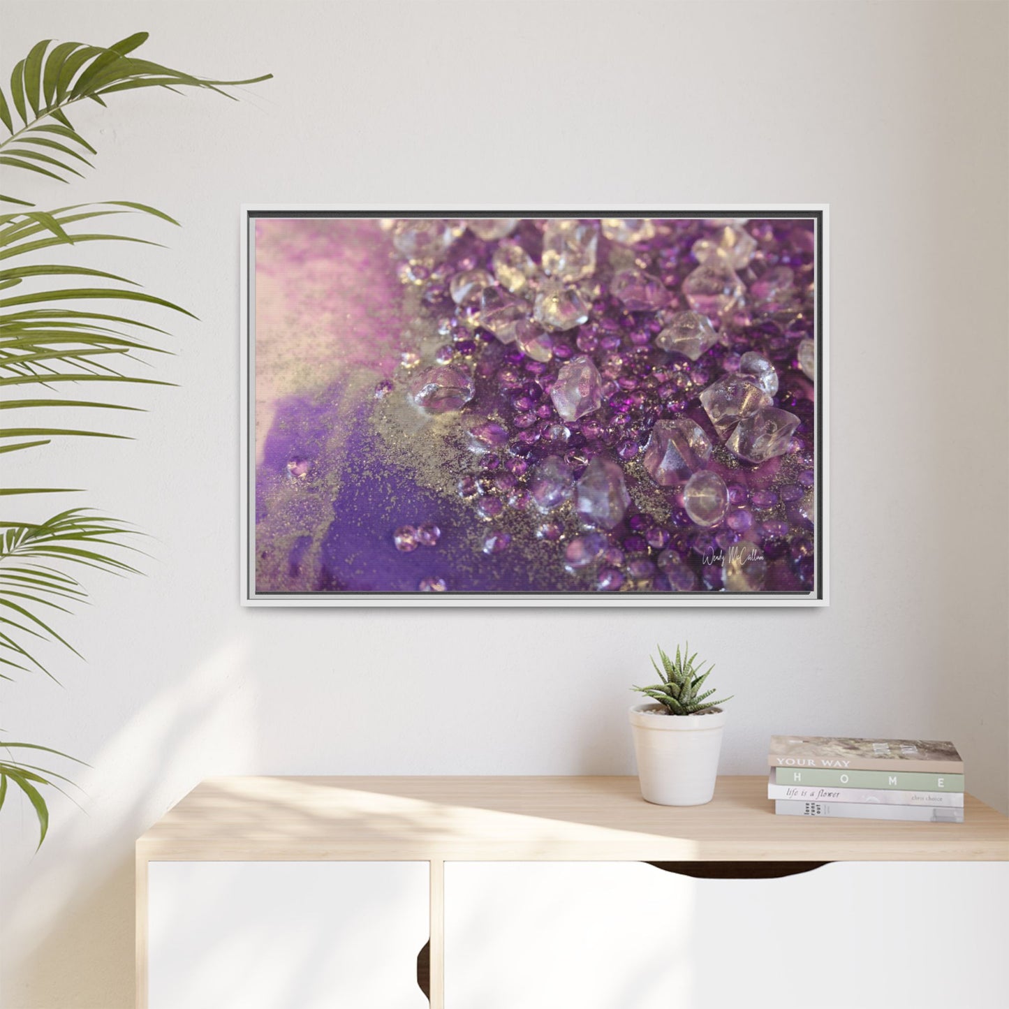 Amethyst Dreams Framed Print - Opulence