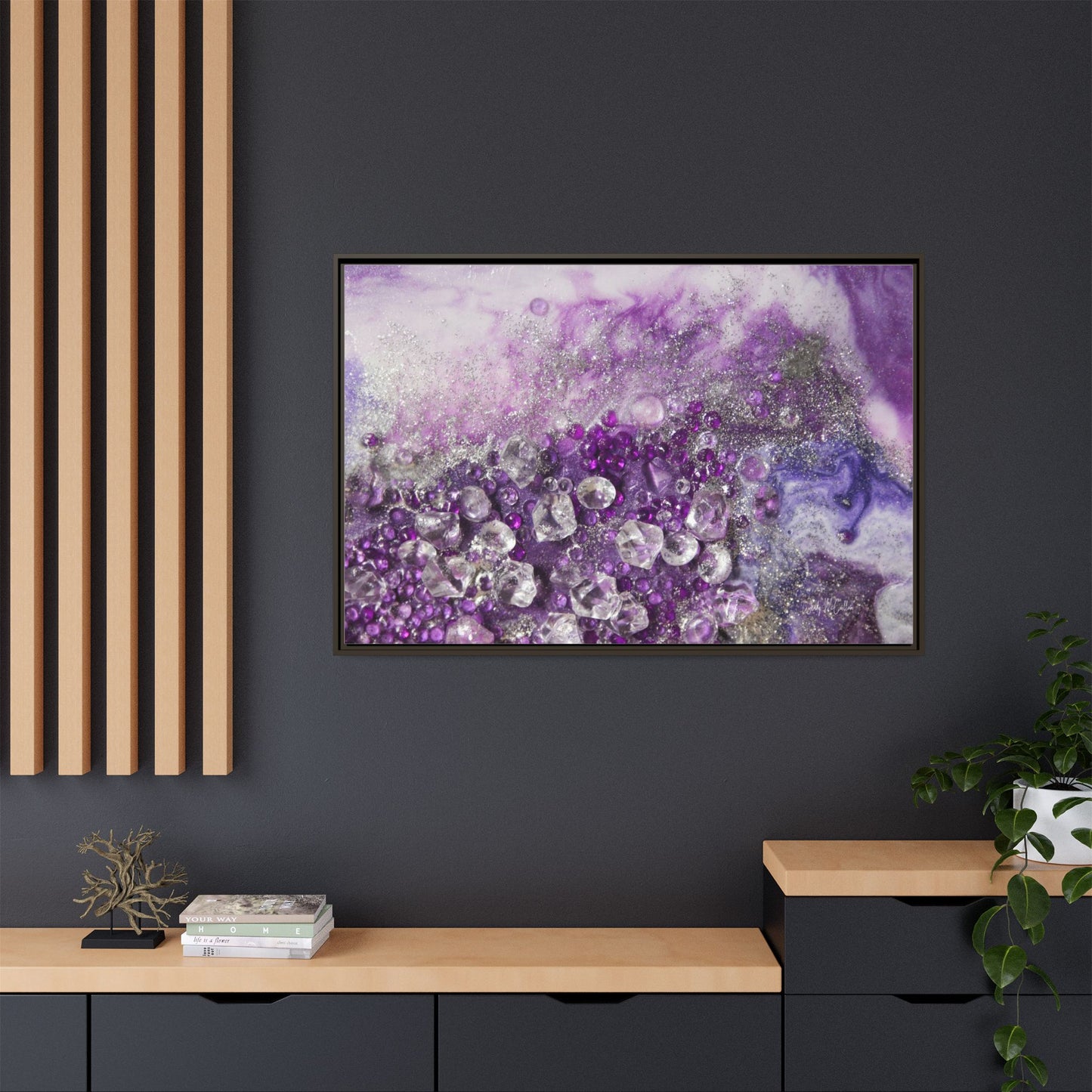 Amethyst Dreams Framed Print - Elegance