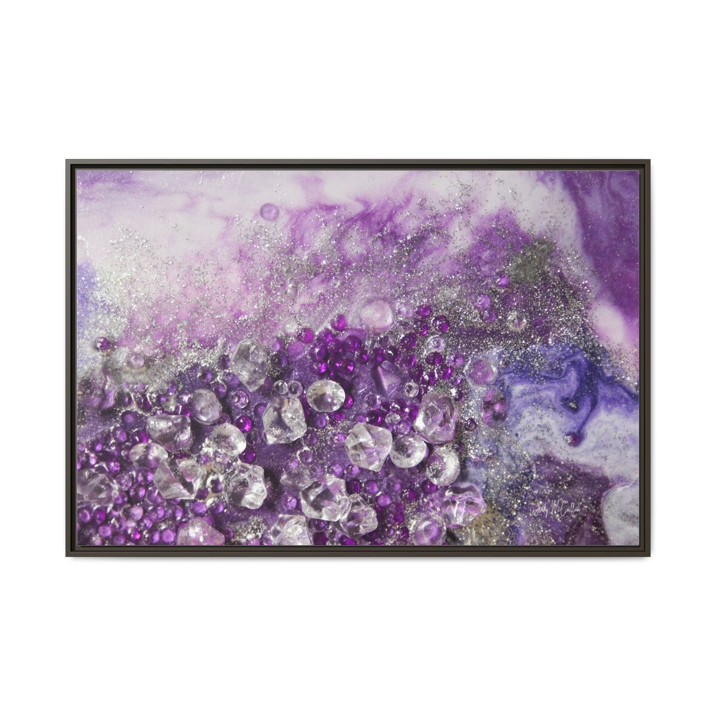 Amethyst Dreams Framed Print - Elegance