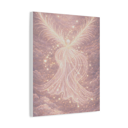 Archangel Chamuel Canvas – Love, Peace & Heart Healing