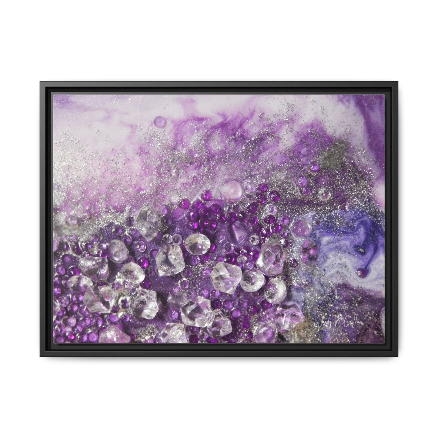 Amethyst Dreams Framed Print - Elegance