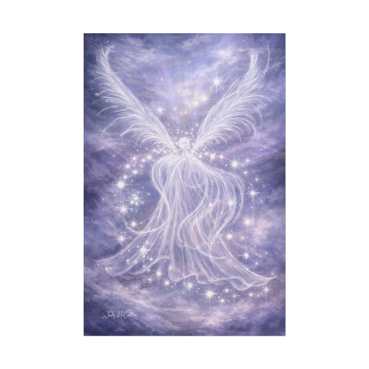 Archangel Jeremiel – Fine Art Print | Angel of Insight, Life Review & Spiritual Clarity