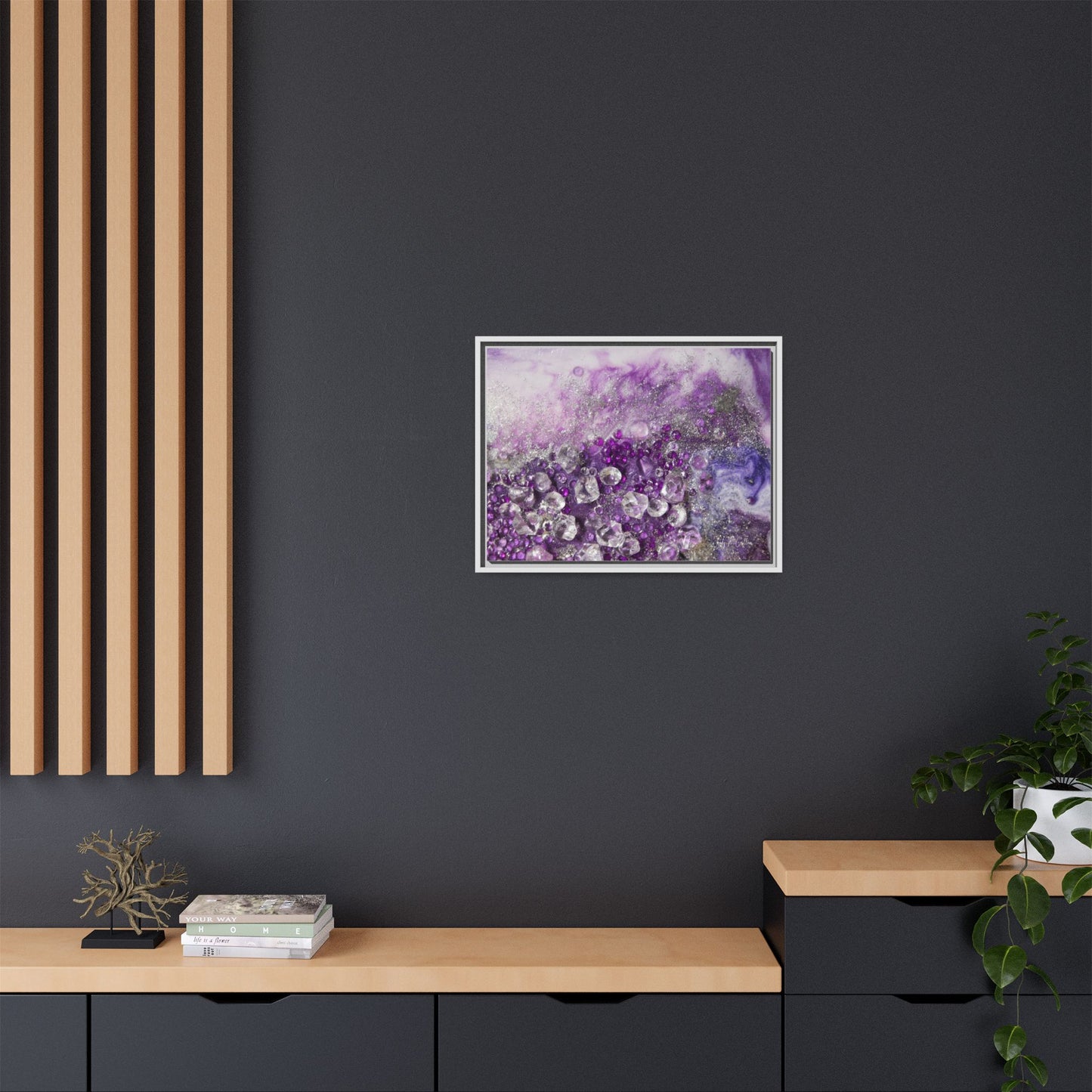 Amethyst Dreams Framed Print - Elegance