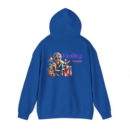 Healing in Progress – Strong Woman Empowerment Hoodie