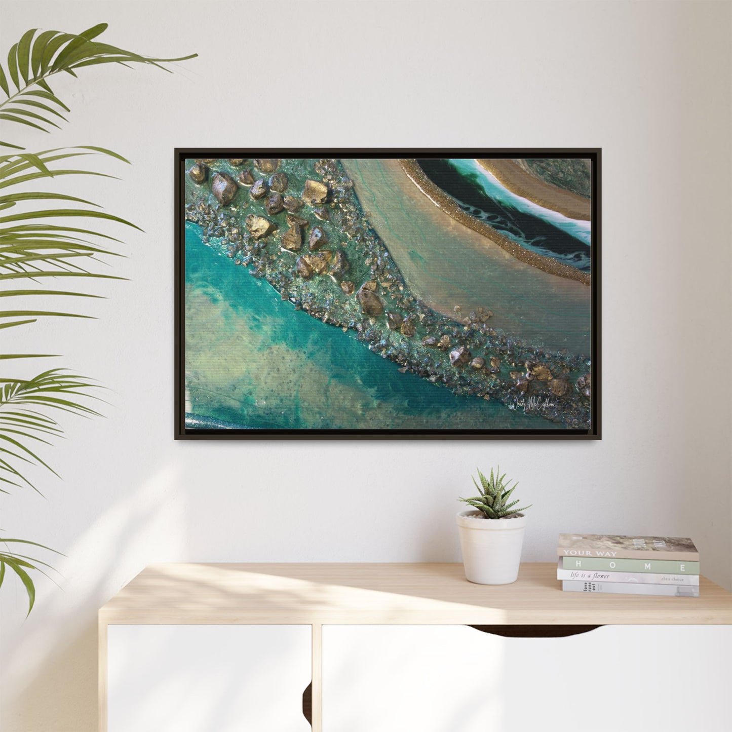 Dioptase Framed Print - Grace