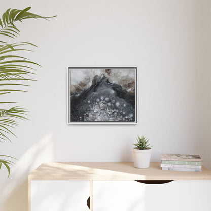 Grey Moonstone Framed Print - Elegance