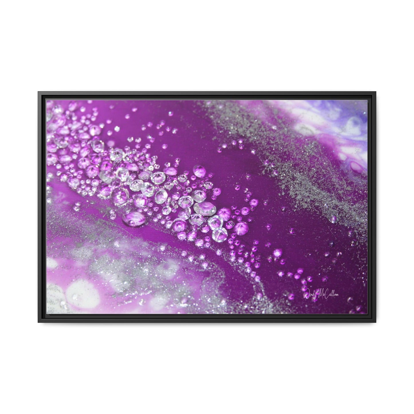 Amethyst Dreams Framed Print - Grace