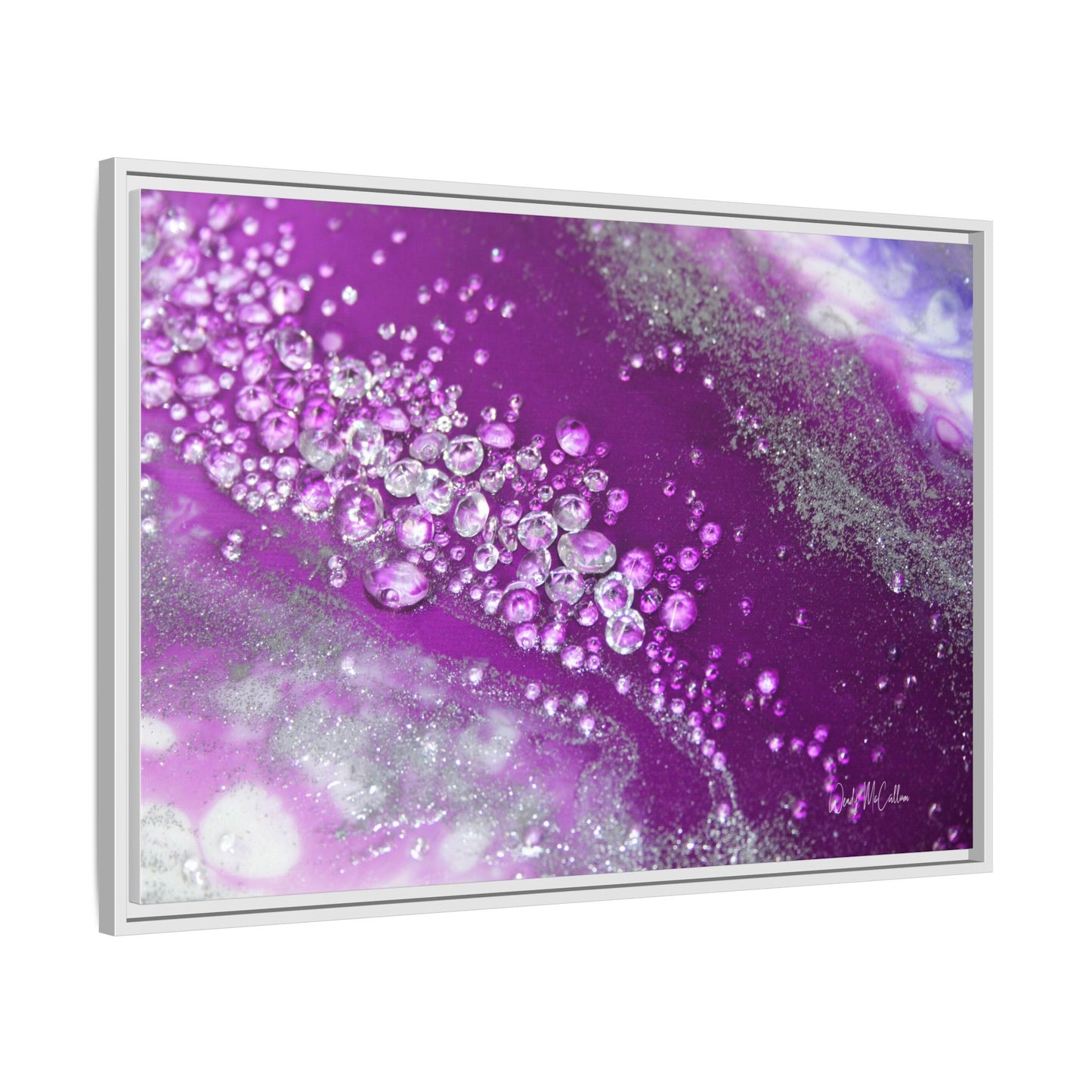Amethyst Dreams Framed Print - Grace