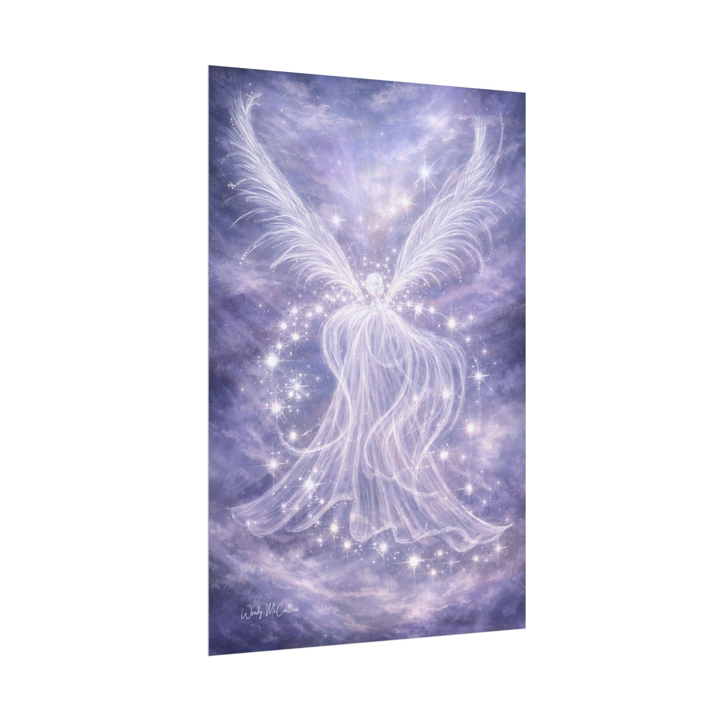Archangel Jeremiel – Fine Art Print | Angel of Insight, Life Review & Spiritual Clarity