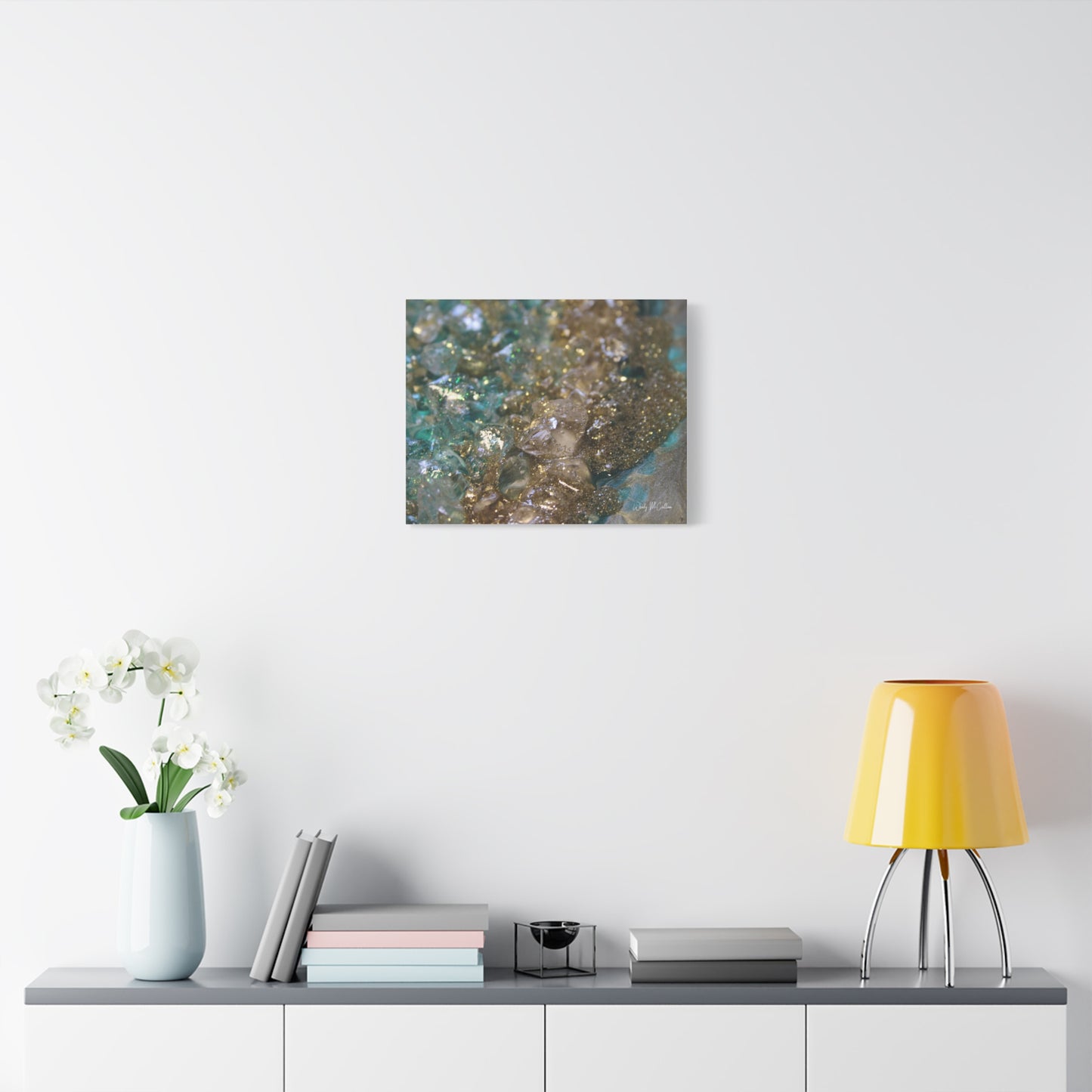 Dioptase Canvas Wall Art - Opulence