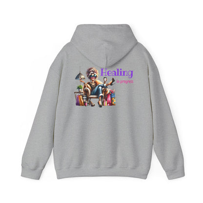 Healing in Progress – Strong Woman Empowerment Hoodie